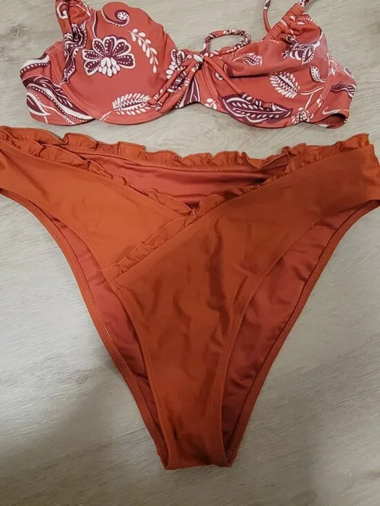 Cupshe Bikini Orange - Picture 3 of 3